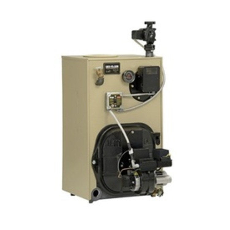Weil-McLain 386701030 Oil Boiler Gold Packaged 5 Section 86% 203K BTU Oil  with Burner with Tankless Natural Draft