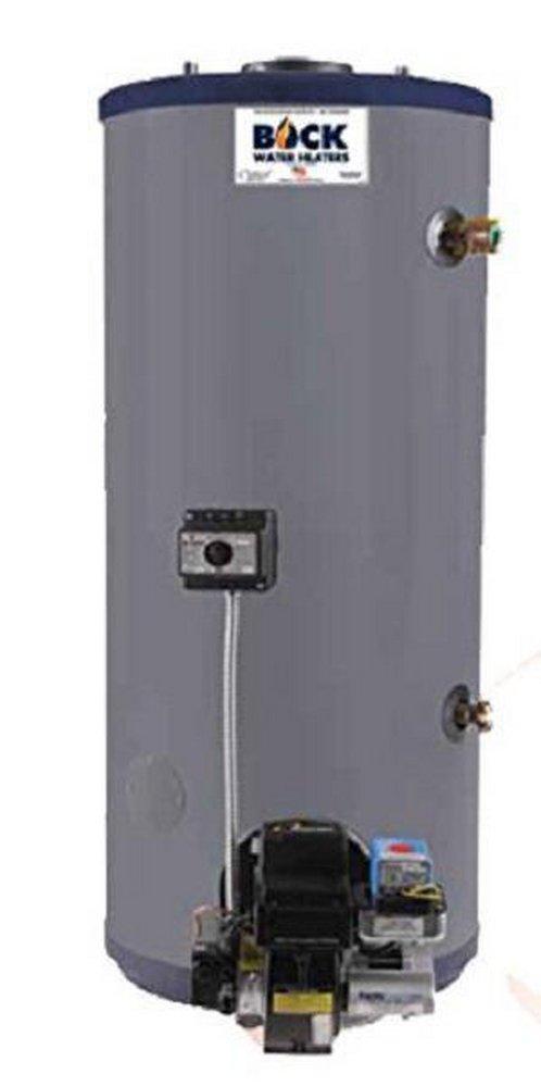 Bock 32-Gallon Tall Oil-Fired Water Heater with Beckett Burner and Glass-Lined Tank