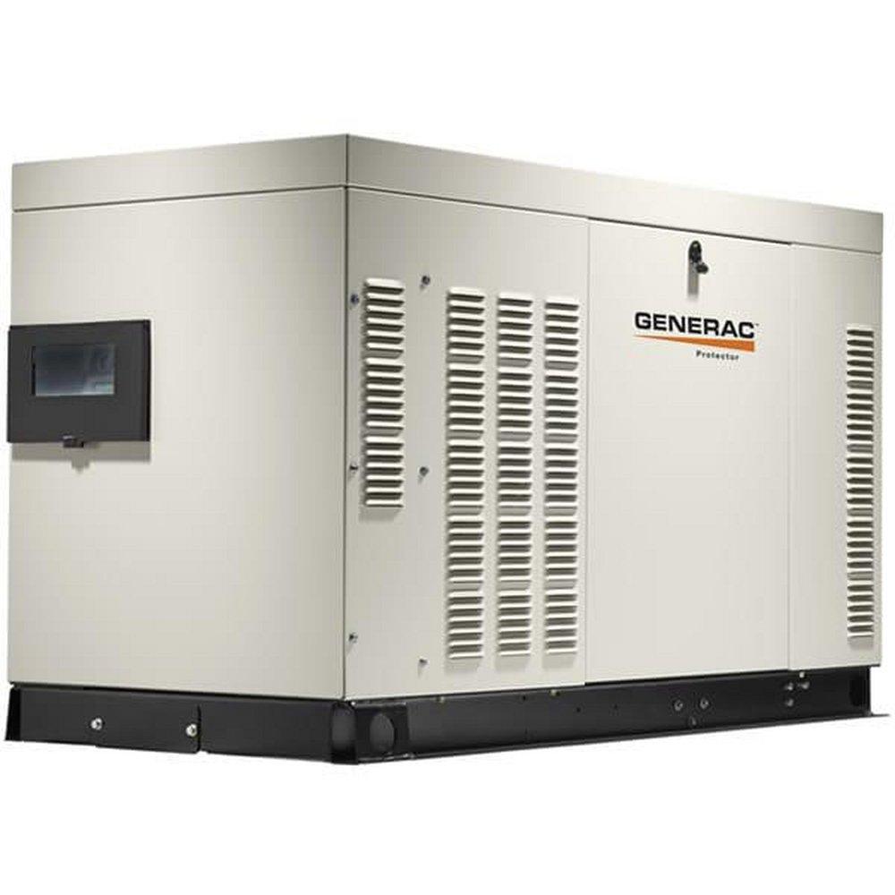 Generac Power Systems Protector 30kW Liquid-Cooled Standby Generator w/ Wi-Fi & Transfer Switch