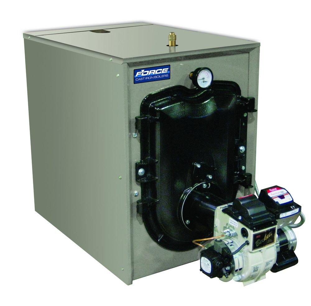 PROSELECT Force Hot Water Oil Boiler 87% AFUE Chimney Vent