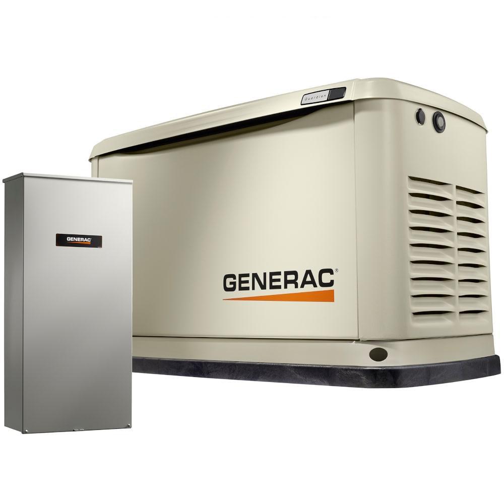 GENERAC POWER SYSTEMS Guardian 24kW Residental Standby Generator w/ Transfer Switch