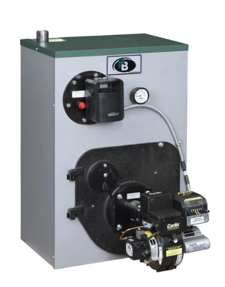 PB Heat Series WBV Cast Iron Oil-Fired Boiler with Burner and High‑Efficiency Design