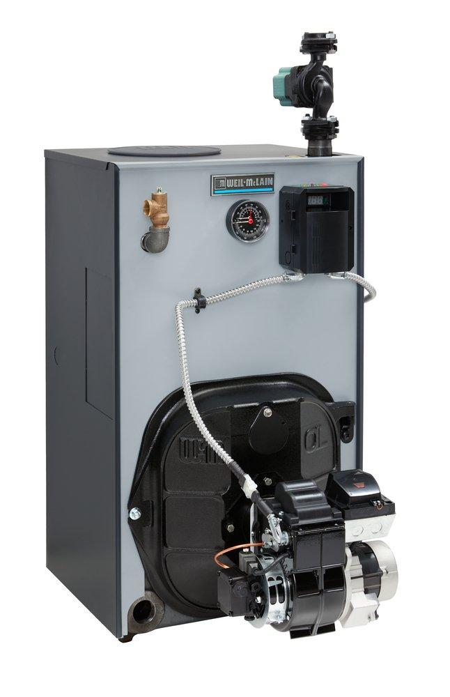 WEIL-MCLAIN WGO Series 4 Cast Iron Oil Boiler (with Taco 007 Circulator) 122 MBH 86.2% AFUE